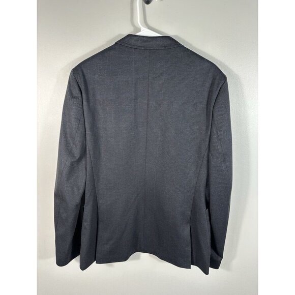 ASOS Blazer Mens 42 Black Glen Plaid Stretch Sport Coat NEW - Picture 2 of 15